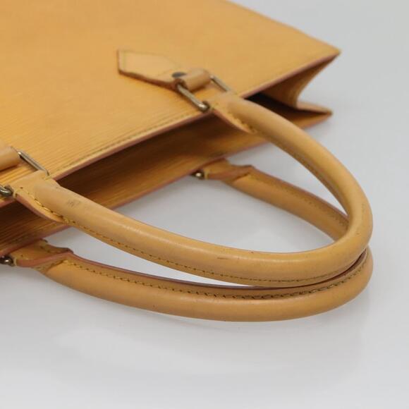 LOUIS VUITTON Epi Sac Plat Hand Bag Yellow M52079 - Picture 7 of 16